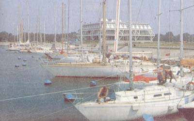 Ленинградский центральный яхт-клуб ВЦСПС - один из крупнейших в СССР.